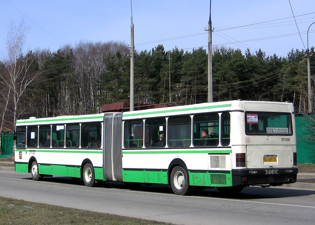 Москва, Ikarus 435.17 № 09100