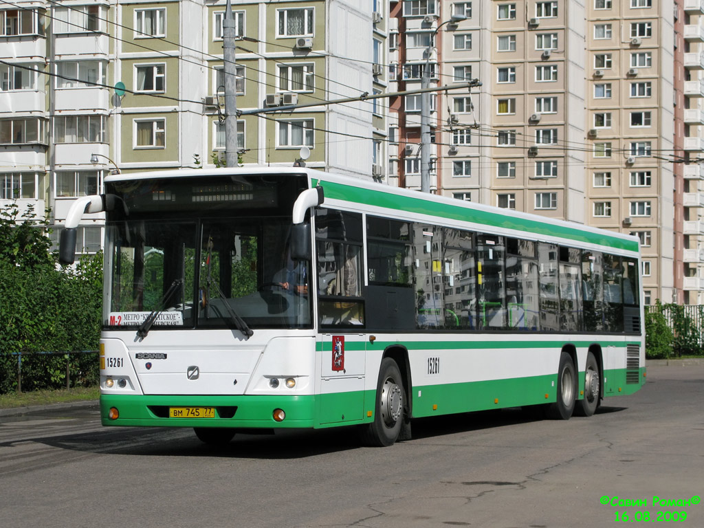 Moskau, GolAZ-6228 Nr. 15261