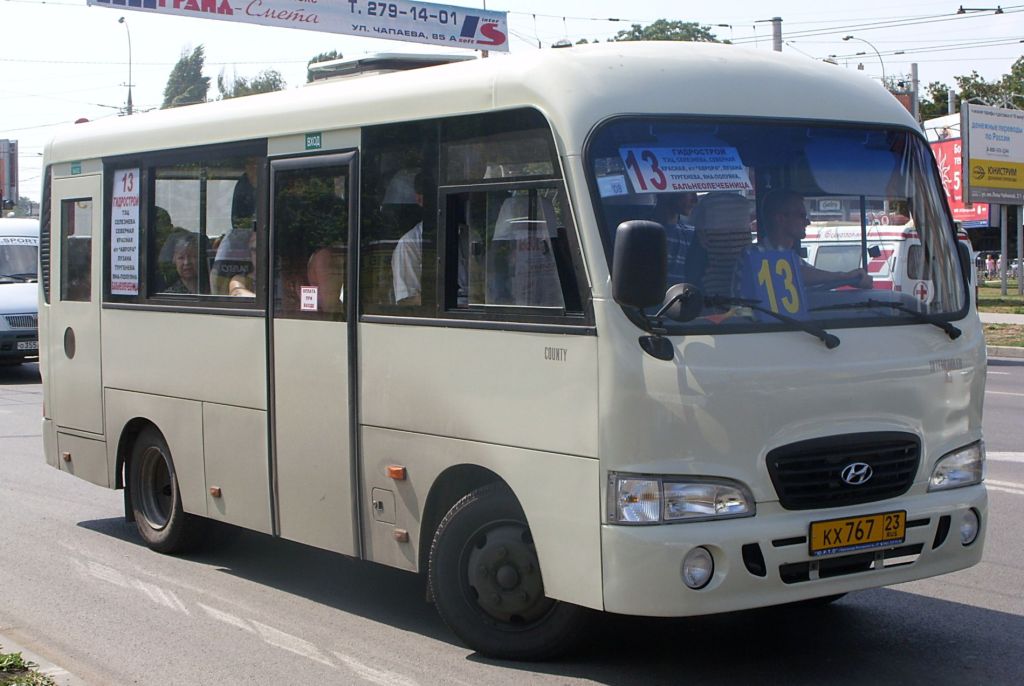 Краснодарский край, Hyundai County SWB C08 (РЗГА) № КХ 767 23