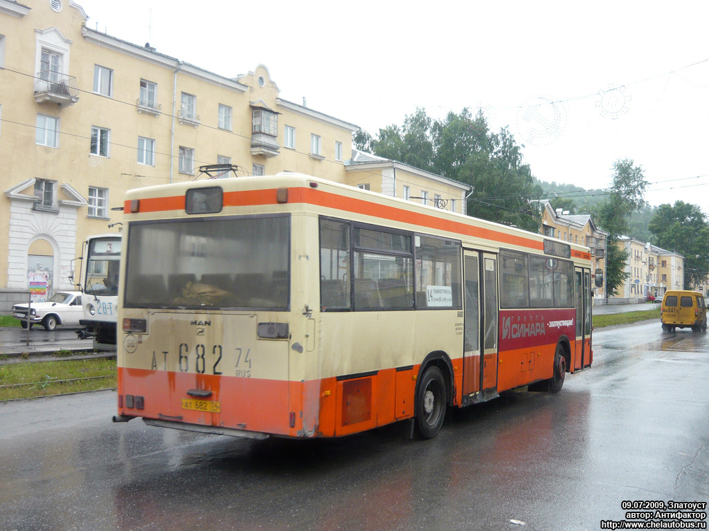 Челябинская область, MAN 791 SL202 № АТ 682 74