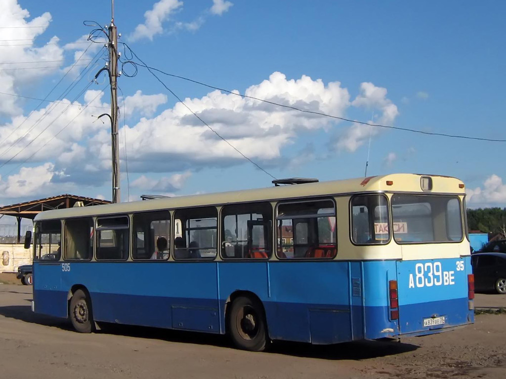 Vologda region, MAN 192 SL200 № 505