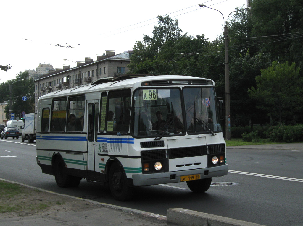 Санкт-Петербург, ПАЗ-32053-50 № АО 119 78