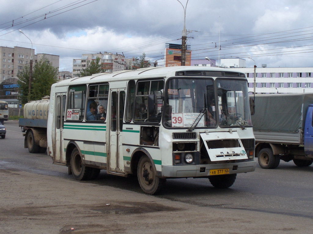 Кировская область, ПАЗ-32051-110 № АВ 377 43