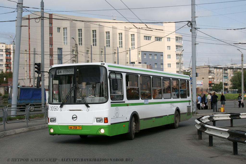 Chelyabinsk region, LiAZ-5256.26 № 5714