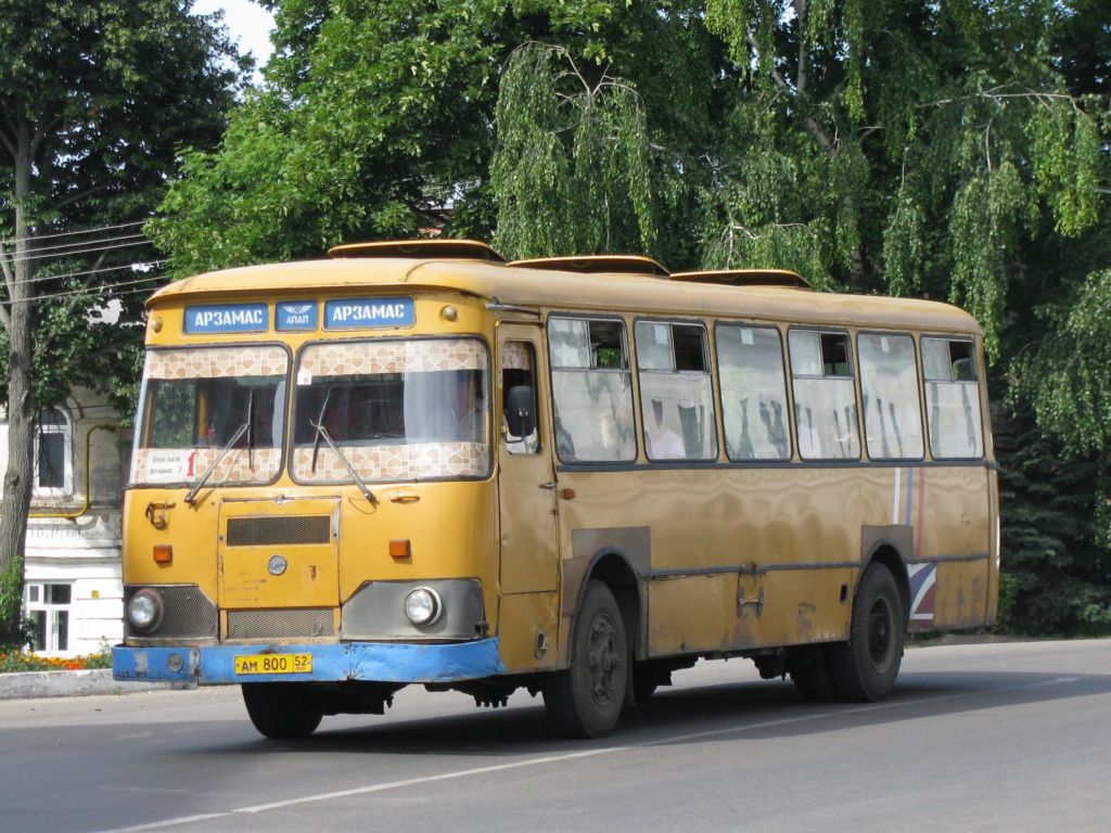 Нижегородская область, ЛиАЗ-677МБ № АМ 800 52