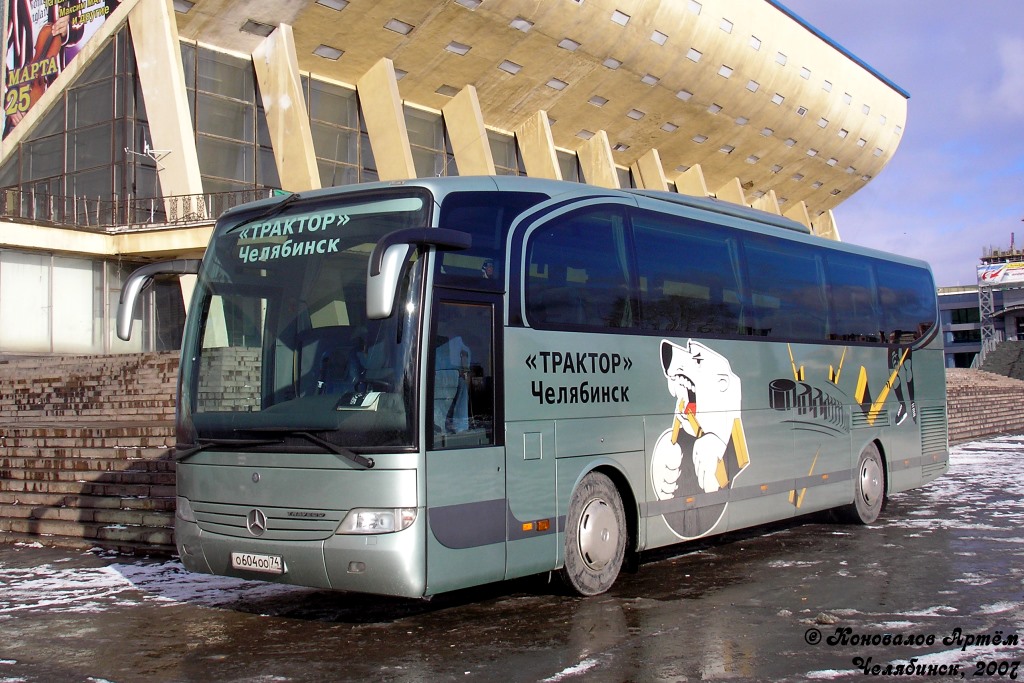 Челябинская область, Mercedes-Benz O580-15RHD Travego № О 604 ОО 74