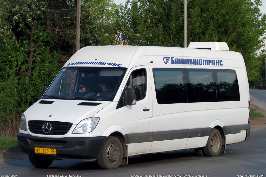 Башкортостан, 906.655 (Mercedes-Benz Sprinter 515CDI) № ЕВ 199 02