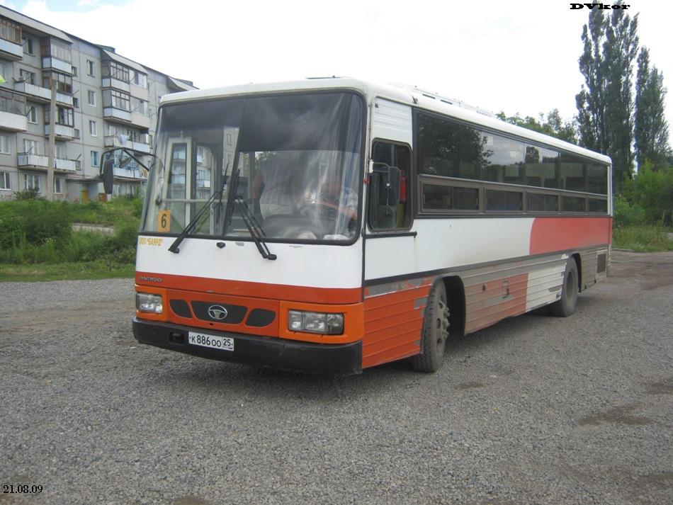Приморский край, Daewoo BS106 Royal City (Busan) № К 886 ОО 25