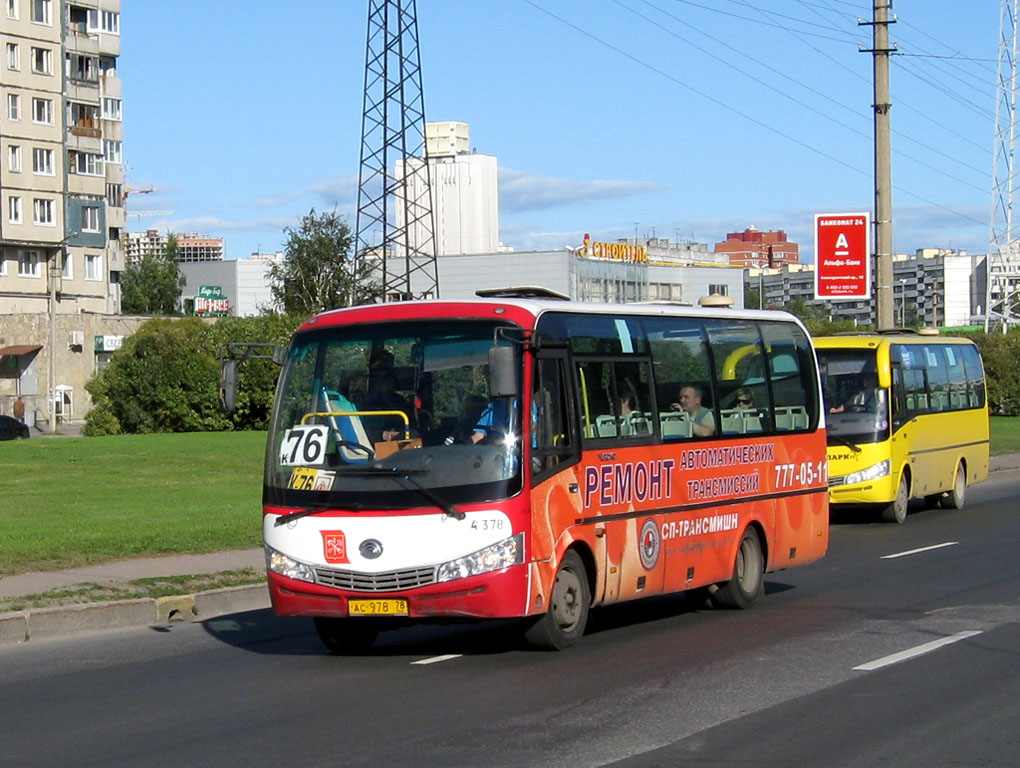 Санкт-Петербург, Yutong ZK6737D № n378