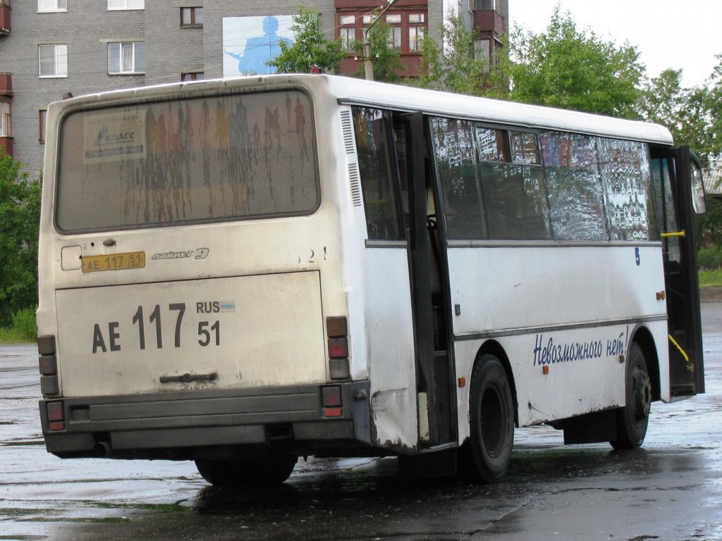 Мурманская область, ЛАЗ А1414 "Лайнер-9" № АЕ 117 51