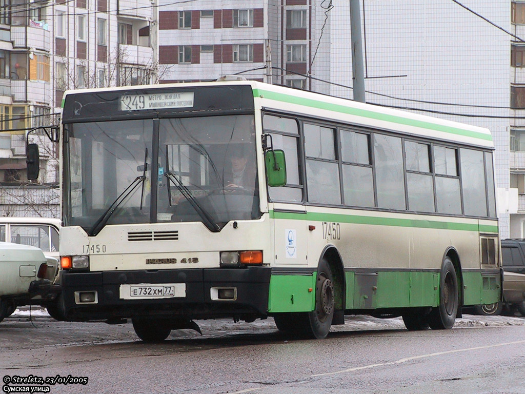 Москва, Ikarus 415.33 № 17450