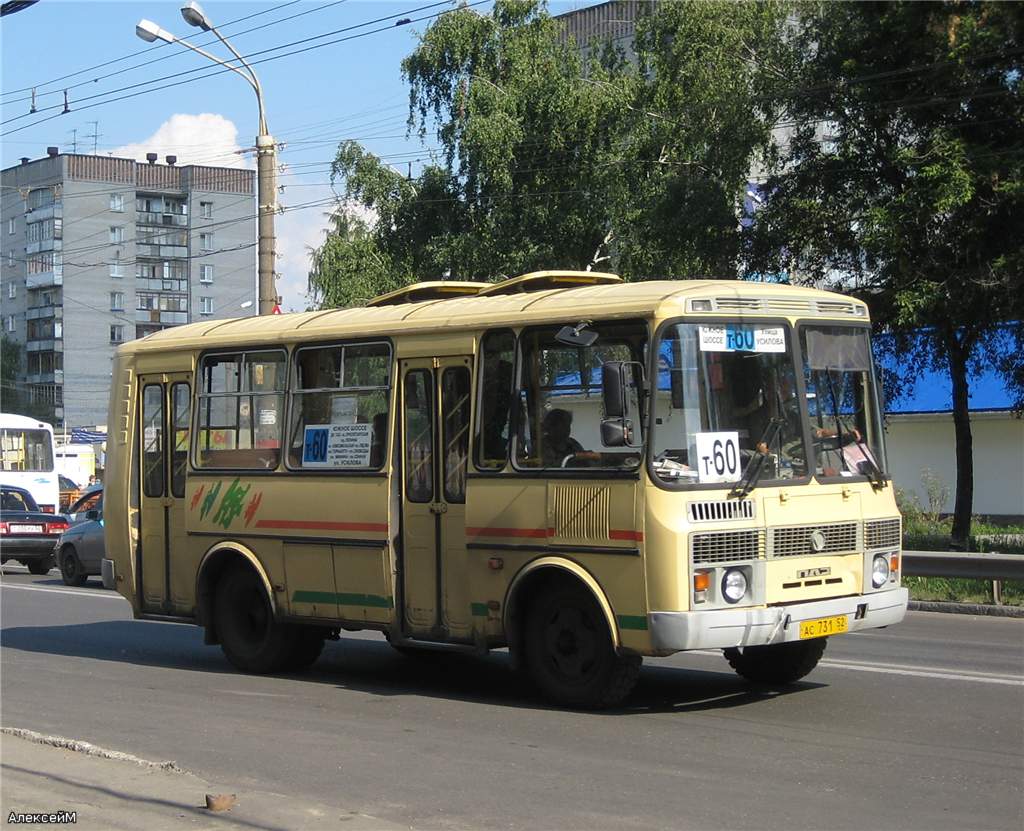 Нижегородская область, ПАЗ-32054 № АС 731 52