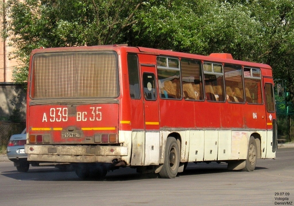 Вологодская область, Ikarus 250.93 № 014