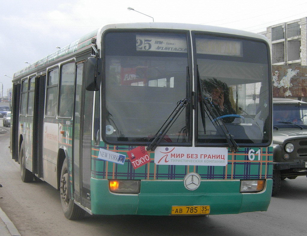 Вологодская область, Mercedes-Benz O345 № 61