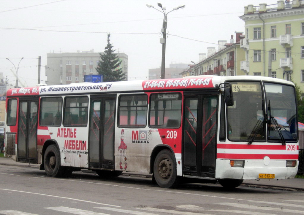 Вологодская область, Mercedes-Benz O345 № 209