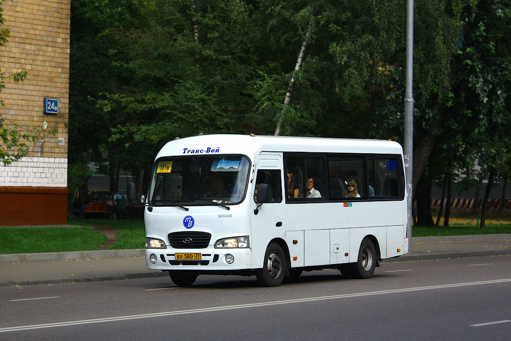 Москва, Hyundai County SWB C08 (ТагАЗ) № ВХ 580 77