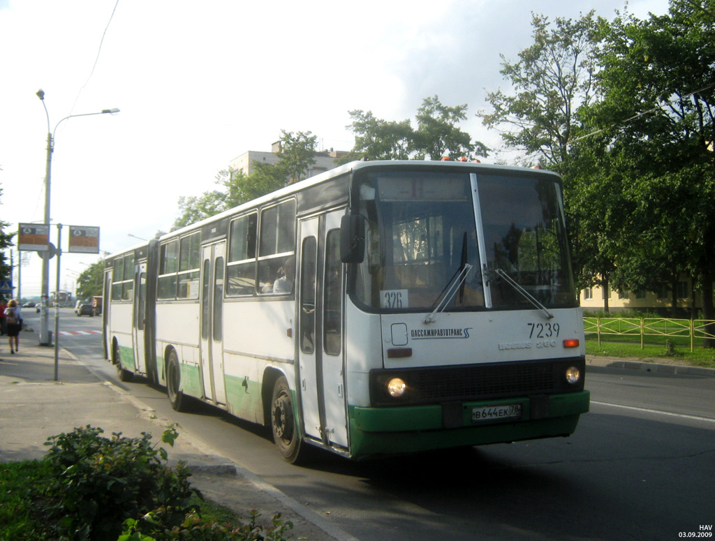 Санкт-Петербург, Ikarus 280.33O № 7239