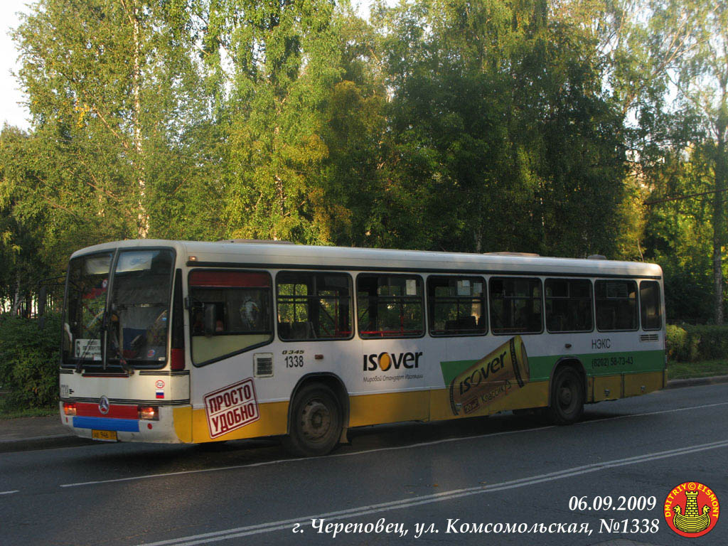 Вологодская область, Mercedes-Benz O345 № 1338