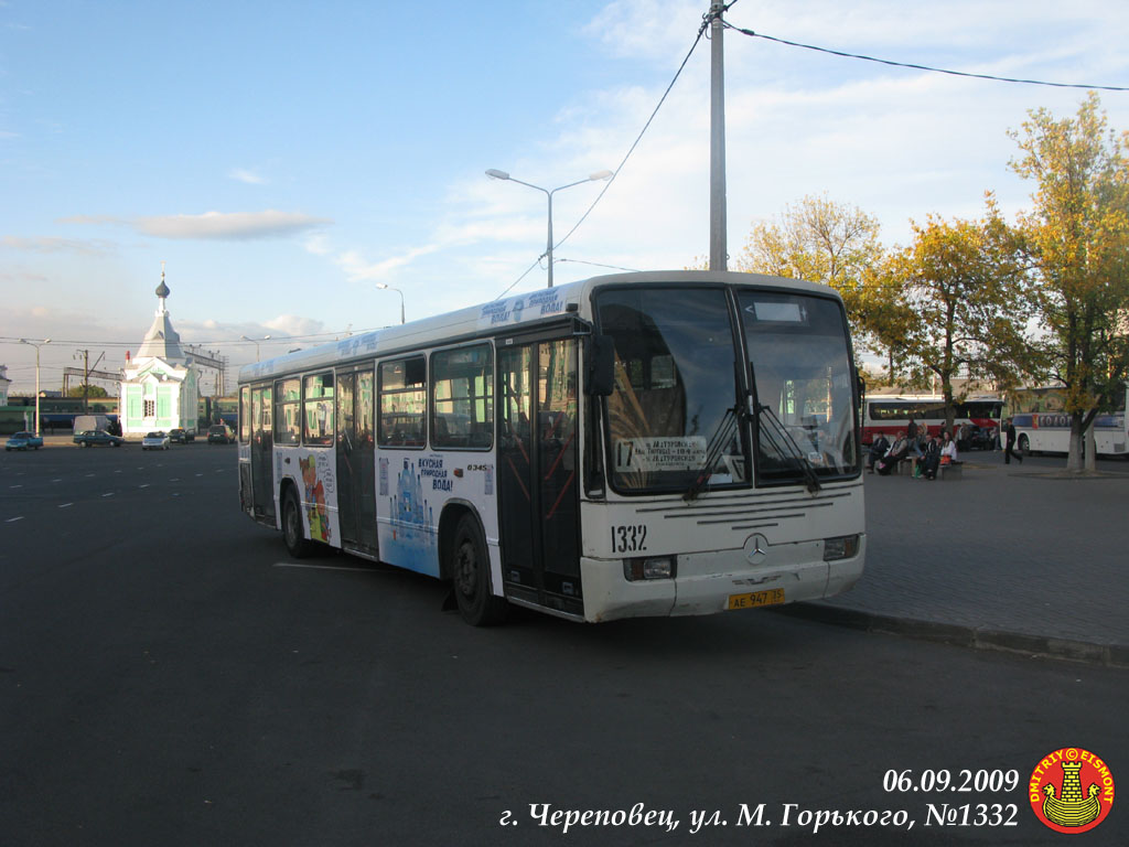 Вологодская область, Mercedes-Benz O345 № 1332