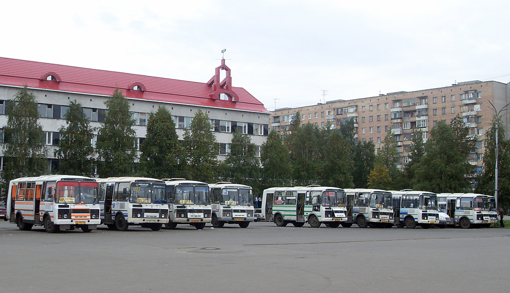 Arhangelská oblast, PAZ-32054 č. АА 591 29; Arhangelská oblast — Bus stations & terminals