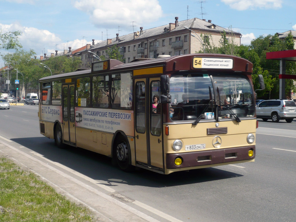 Тюменская область, Mercedes-Benz O305 № У 833 ОН 72