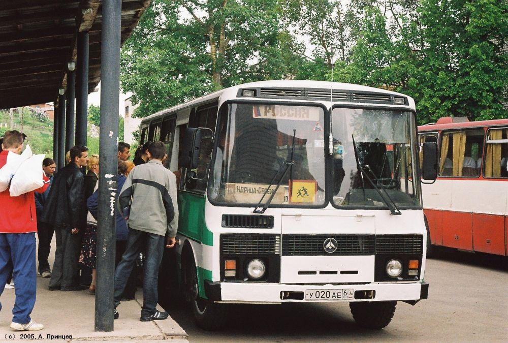 Псковская область, ПАЗ-3205-110 № У 020 АЕ 60