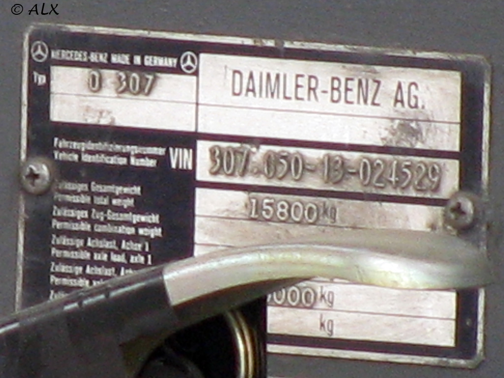 Obwód rostowski, Mercedes-Benz O307 Nr КВ 897 61