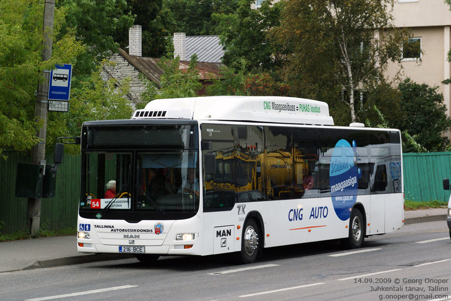 Эстония, MAN A21 Lion's City NL243 CNG № 3400