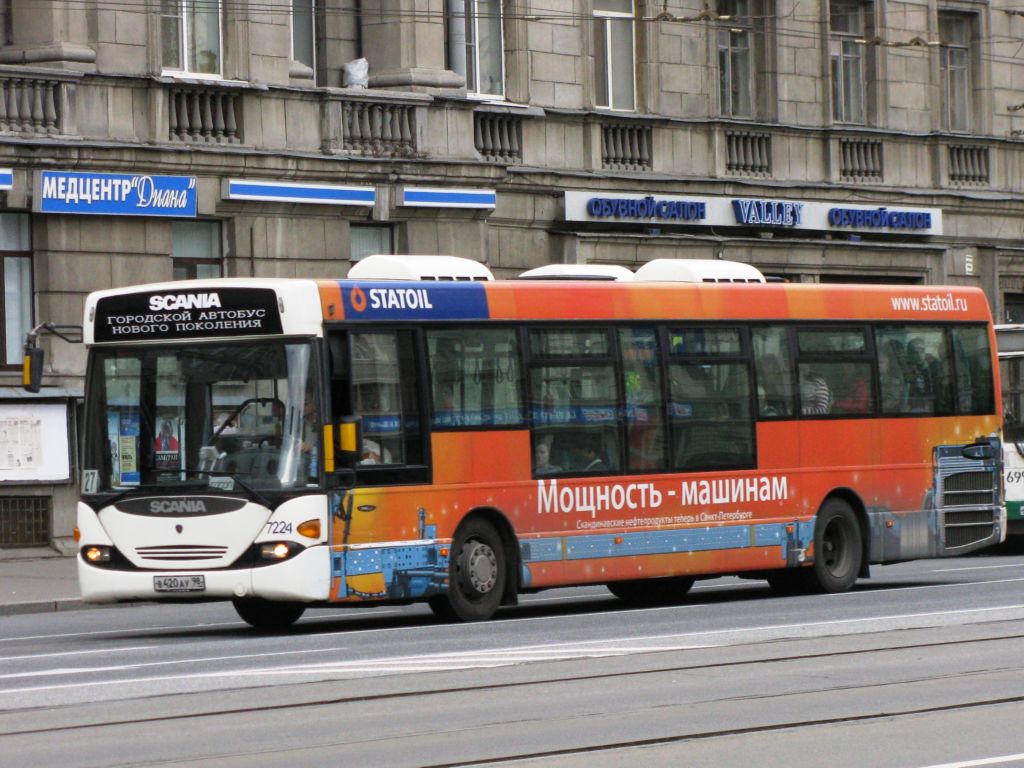 Санкт-Петербург, Scania OmniLink I (Скания-Питер) № 7224