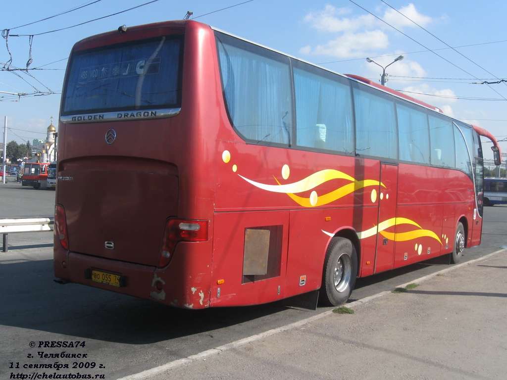 Челябинская область, Golden Dragon XML6129E1A Grand Cruiser № ВО 055 74