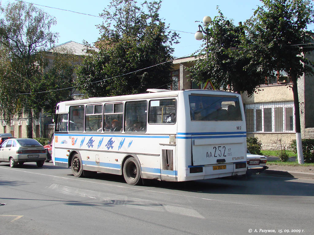 Ленинградская область, ПАЗ-4230-03 № 1417