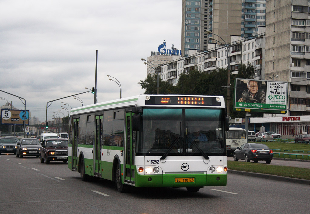 Москва, ЛиАЗ-5292.20 № 18252