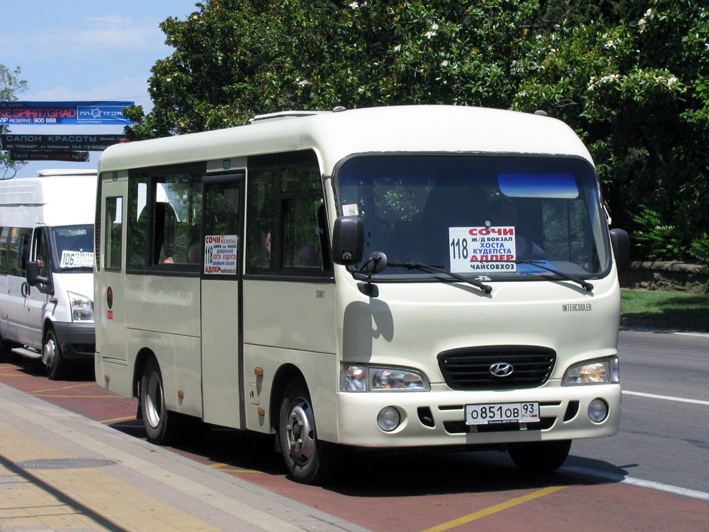 Краснодарский край, Hyundai County SWB C08 (РЗГА) № О 851 ОВ 93