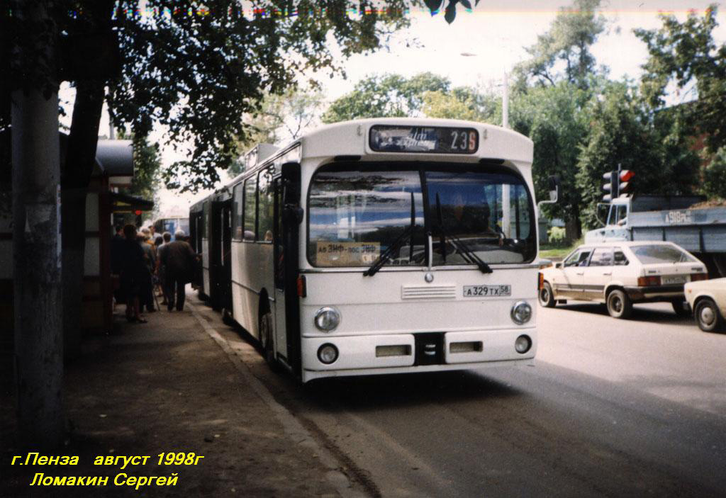 Пензенская область, Mercedes-Benz O305G № А 329 ТХ 58