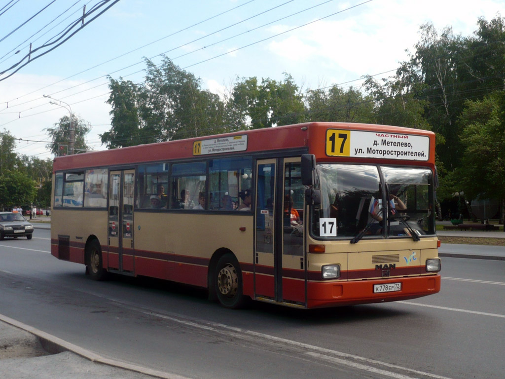 Тюменская область, MAN 791 SL202 № К 778 ЕР 72