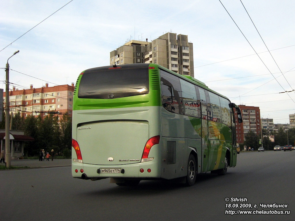 Челябинская область, Sunlong SLK6931F1A № М 965 ЕТ 174