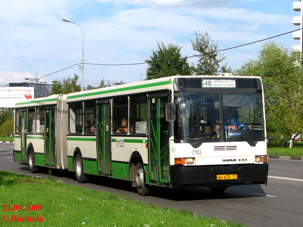 Москва, Ikarus 435.17 № 01133