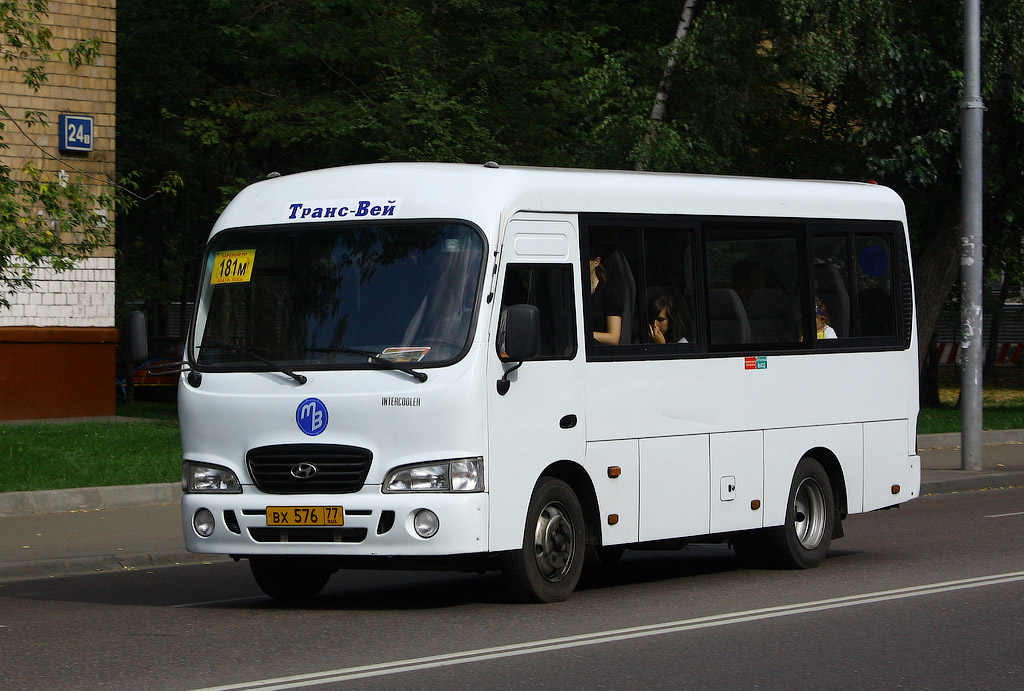 Москва, Hyundai County SWB C08 (ТагАЗ) № ВХ 576 77