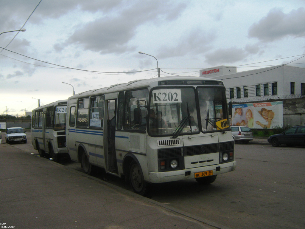 Санкт-Петербург, ПАЗ-32053 № ВЕ 369 78