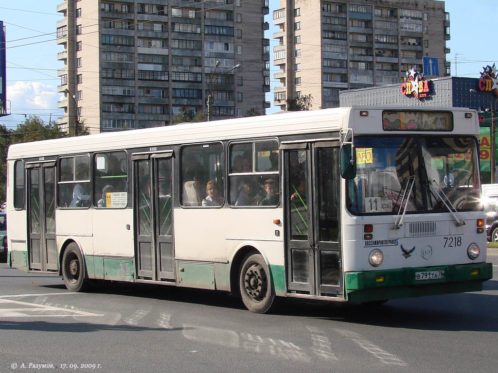 Санкт-Петербург, ЛиАЗ-5256.25 № 7218