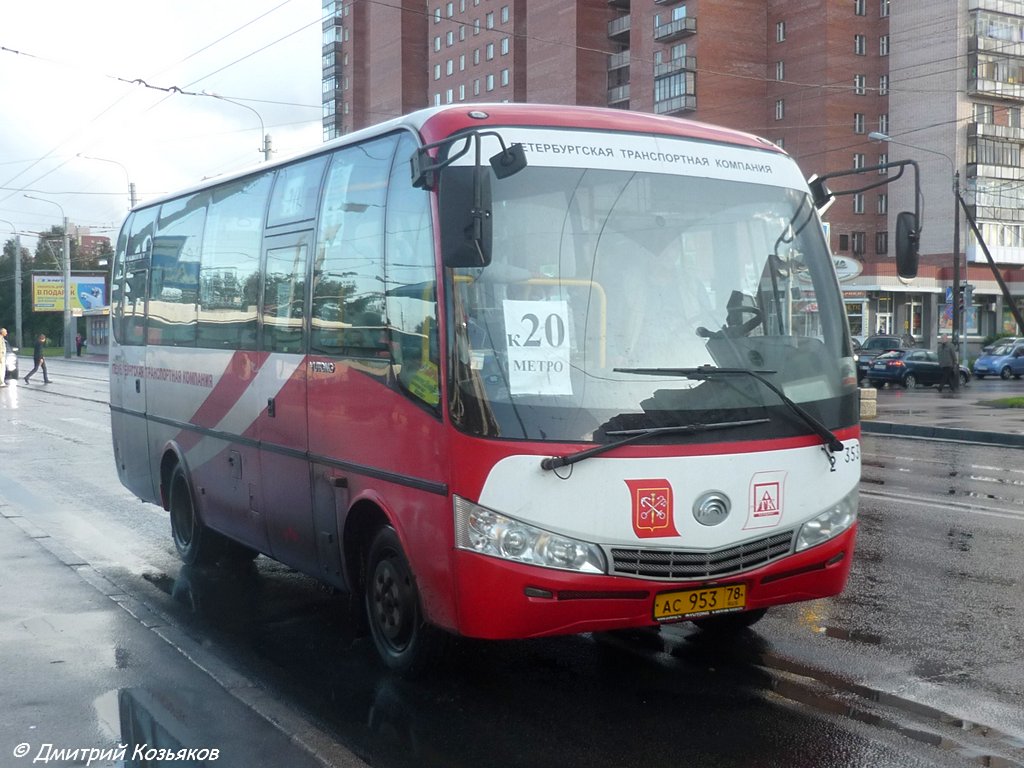 Санкт-Петербург, Yutong ZK6737D № n353