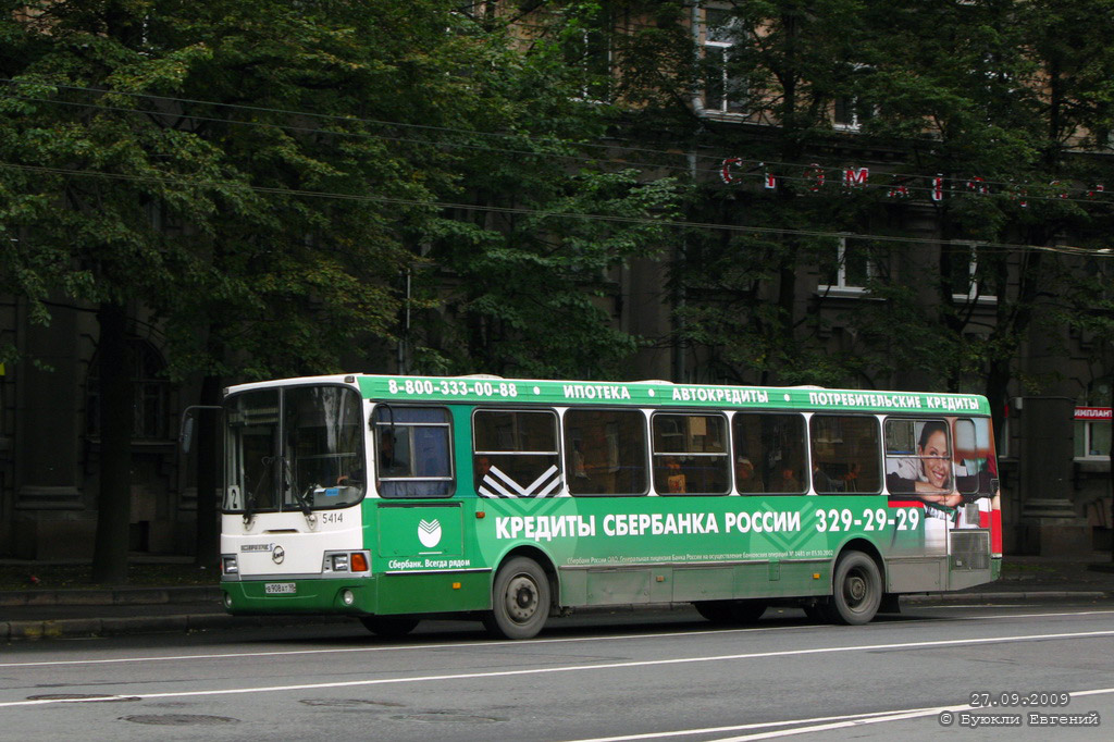 Sanktpēterburga, LiAZ-5256.25 № 5414