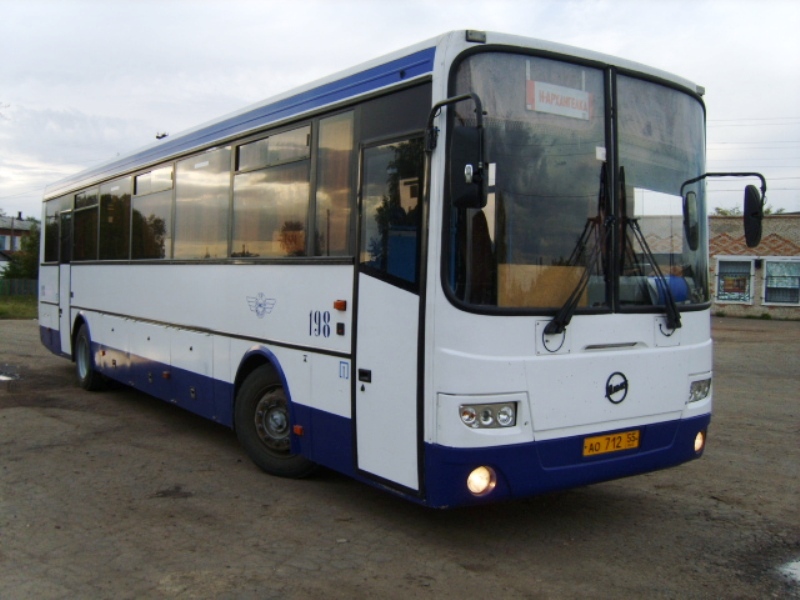 Omsk region, LiAZ-5256.33 (GolAZ) Nr. 198