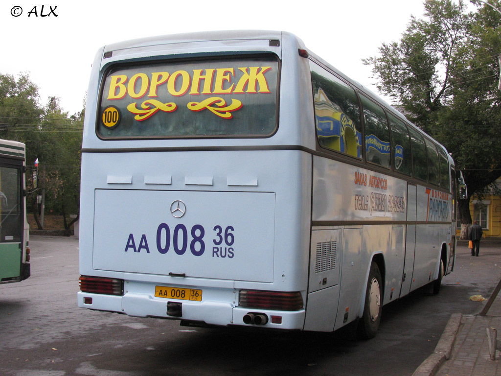 Воронежская область, Mercedes-Benz O303-15RHD № АА 008 36