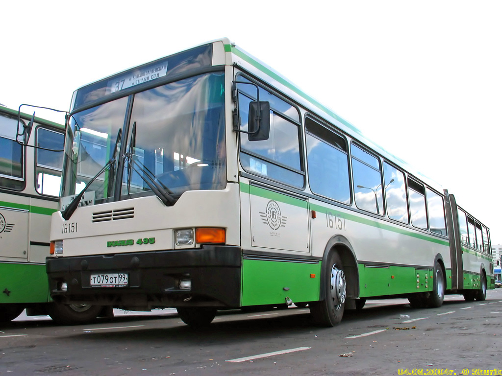 Москва, Ikarus 435.17 № 16151