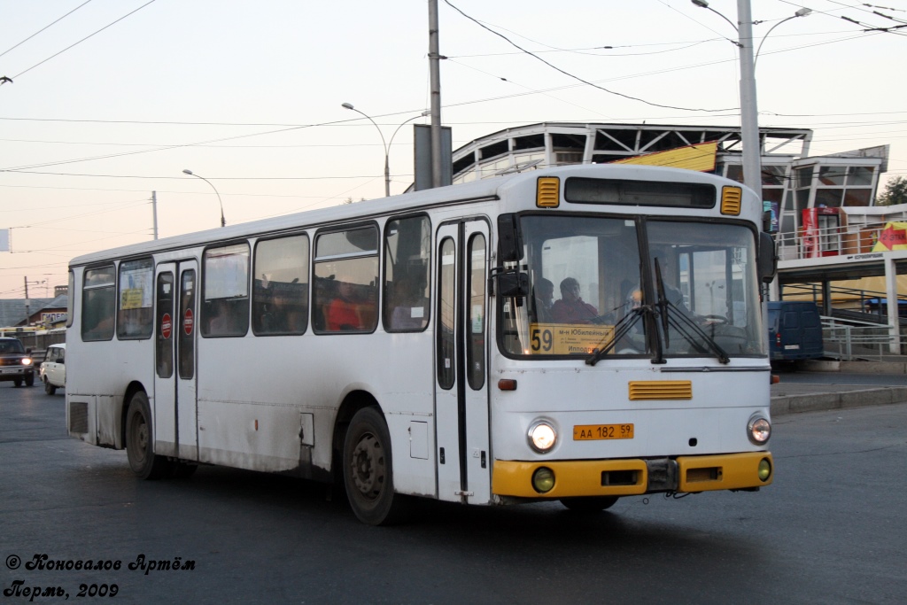 Пермский край, Mercedes-Benz O307 № АА 182 59