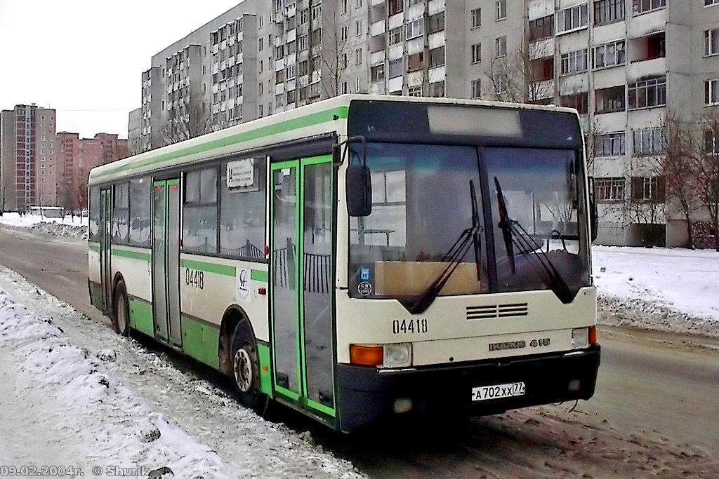 Москва, Ikarus 415.33 № 04418