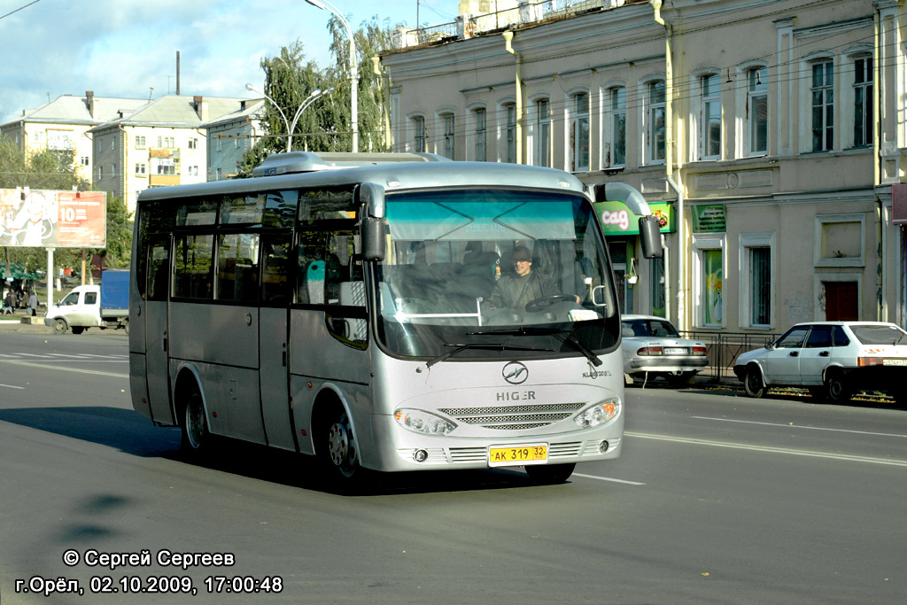 Bryansk region, Higer KLQ6720B1L № АК 319 32