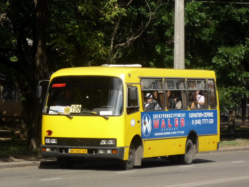 Одесская область, Богдан А091 № BH 1607 AA