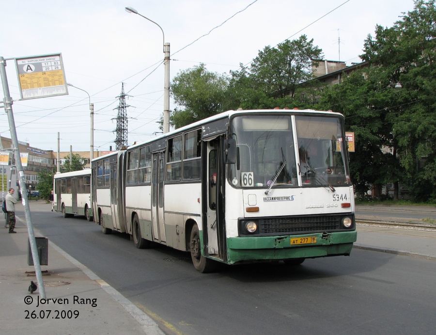 Санкт-Петербург, Ikarus 280.33O № 5344